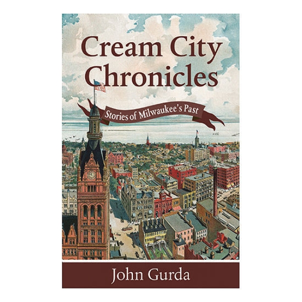 Cream City Chronicles book cover featuring illustration of Milwaukee city