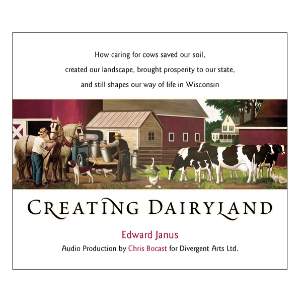 Creating Dairyland book cover featuring illustration of barn with animals