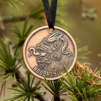 Picture of Naughty or Nice Copper Ornament