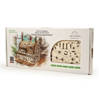 Product box for wooden antique cash register model by UGears.