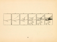 Sample page from "What to Draw and How to Draw It" showing guide steps for drawing landscape with road, horizon and house.