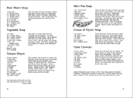 Page sample from "Depression Era Recipes" showing several recipes.