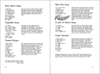 Page sample from "Depression Era Recipes" showing several recipes.